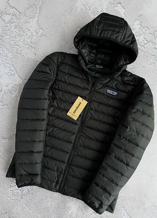 Куртка чоловіча демісезон чорна patagonia!