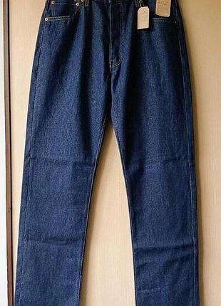 Нові джинси levi's 501 original w36 l36 (52 ua) сирий денім