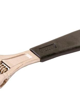 Ключ разводной mastertool 250 мм (0-30 мм) с обрезининной ручкой (76-0123)