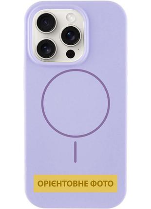 Чохол silk full protective (aa) no logo with magnetic fit для apple iphone 16 (6.1") бузковий / dasheen