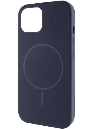 Чохол silk full protective (aa) no logo with magnetic fit для apple iphone 11 pro max (6.5") темно-синій / midnight blue