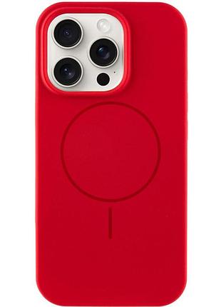 Чехол silk full protective (aa) no logo with magnetic fit для apple iphone 13 pro (6.1") красный / red