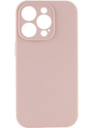 Чохол silk full camera protective (aa) no logo для apple iphone 13 pro max (6.7") рожевий / pink sand