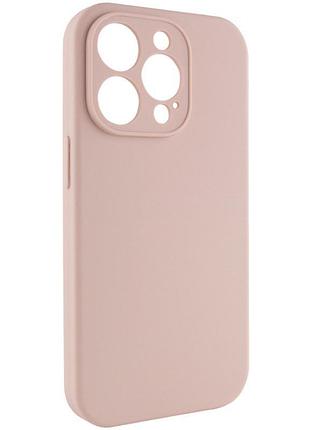 Чехол silk full camera protective (aa) no logo для apple iphone 13 pro max (6.7") розовый / pink sand 2