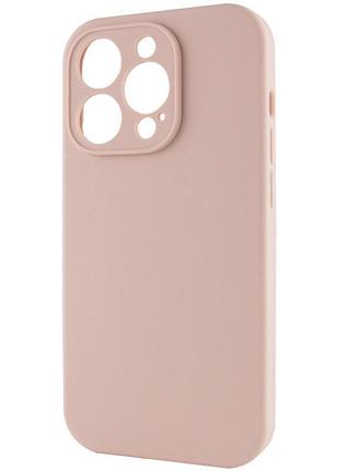 Чехол silk full camera protective (aa) no logo для apple iphone 13 pro max (6.7") розовый / pink sand 3