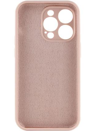 Чехол silk full camera protective (aa) no logo для apple iphone 13 pro max (6.7") розовый / pink sand 4