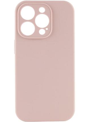 Чехол silk full camera protective (aa) no logo для apple iphone 13 pro max (6.7") розовый / pink sand 6