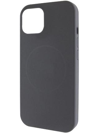 Чехол silk full protective (aa) no logo with magnetic fit для apple iphone 11 (6.1") серый / dark gray