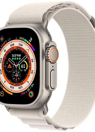 Ремешок alpine loop для apple watch 42(ser.1-3)/44/45/46/49mm (m/l) серый / starlight