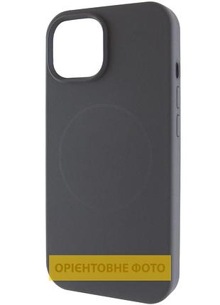 Чехол silk full protective (aa) no logo with magnetic fit для apple iphone 17 pro max (6.9") серый / dark gray