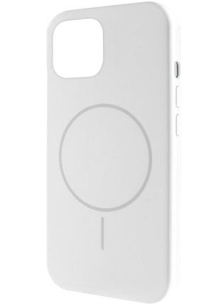 Чохол silk full protective (aa) no logo with magnetic fit для apple iphone 11 pro (5.8") білий / white