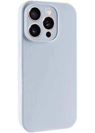 Чехол silk full camera protective (aa) no logo для apple iphone 13 pro max (6.7") голубой / sweet blue