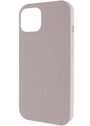 Чехол silk full protective (aa) no logo with magnetic fit для apple iphone 11 (6.1") серый / lavender