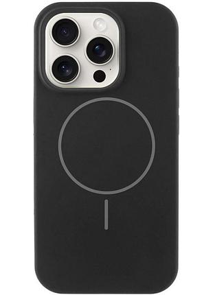 Чехол silk full protective (aa) no logo with magnetic fit для apple iphone 13 pro (6.1") черный / black
