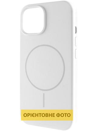 Чехол silk full protective (aa) no logo with magnetic fit для apple iphone 17 pro max (6.9") белый / white