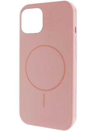 Чохол silk full protective (aa) no logo with magnetic fit для apple iphone 11 pro max (6.5") рожевий / pink sand