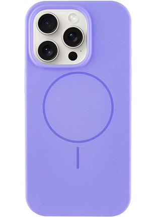 Чехол silk full protective (aa) no logo with magnetic fit для apple iphone 16 pro max (6.9") сиреневый / lilac