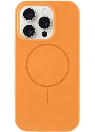Чохол silk full protective (aa) no logo with magnetic fit для apple iphone 16 pro max (6.9") помаранчевий / orange