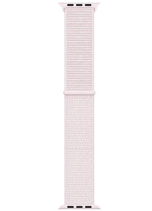 Ремінець nylon для apple watch 38/40/41/42mm(ser.10) рожевий / pearl pink