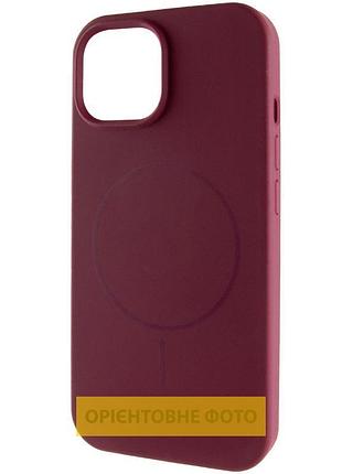 Чохол silk full protective (aa) no logo with magnetic fit для apple iphone 17 pro (6.3") бордовий / plum