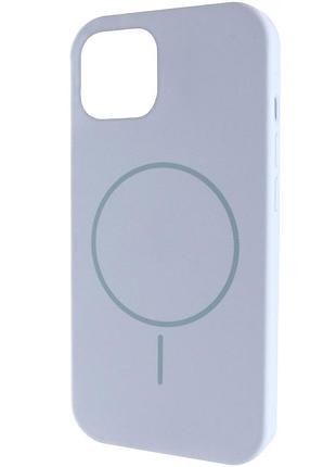 Чехол silk full protective (aa) no logo with magnetic fit для apple iphone 11 pro max (6.5") голубой / lilac blue