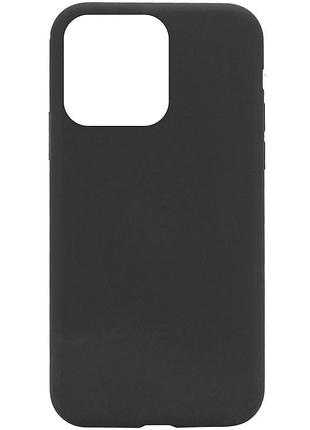 Чохол silk (aa) no logo with magnetic fit для apple iphone 15 pro (6.1") чорний / black