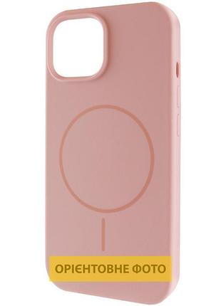 Чохол silk full protective (aa) no logo with magnetic fit для apple iphone 17 pro (6.3") рожевий / pink sand