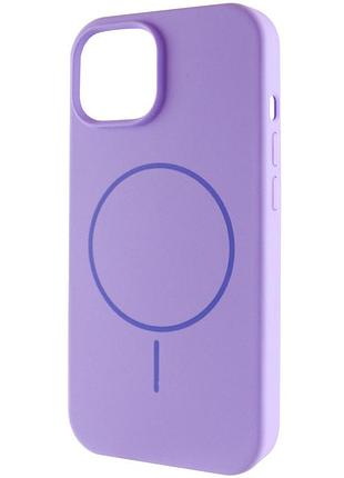 Чохол silk full protective (aa) no logo with magnetic fit для apple iphone 12 pro max (6.7") бузковий / dasheen