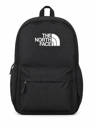 Рюкзак the north face черный городской спортивный, с карманами на молнии