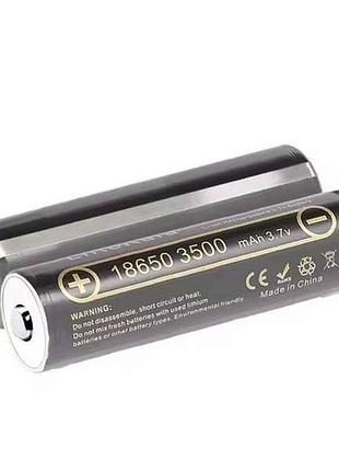 Акумулятор li-ion 18650 3500mah 1шт 35a-pcb з захистом орігінал тм liitokala