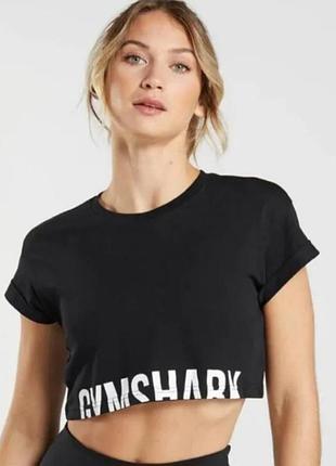 Спортивна футболка ,кроп топ gymshark
