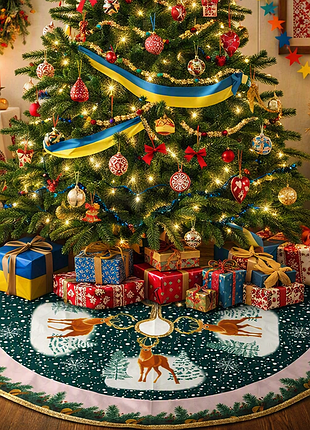 Спідниця для ялинки christmas deer 90 см
