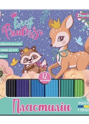 Пластилін 1 вересня "forest princess", 12 кол, 240г, 540559