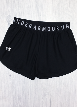 Чёрные женские спортивные шорты under armour play up