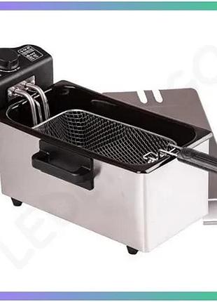 Профессиональная фритюрница sokany wj800 3,5 л 2000 вт настольная для жарки картофеля и курицы sku_luggiwj800