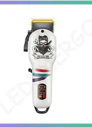 Тример для бороды и волос vgr hp-v-699w аккумуляторный usb белый для стрижки волос машинка для стрижки sku_luggihp-v-699w