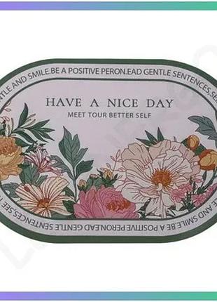Диатомовый овальный килимок have a nice day 38×58 см вологопоглощающий для ванной и кухни sku_luggihp-42-59