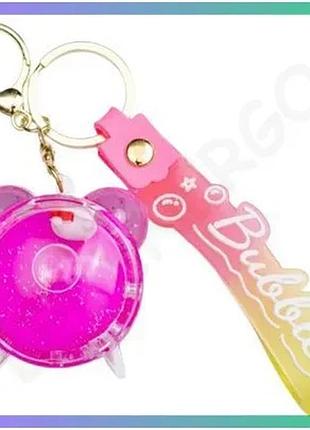 Брелок hello kitty clock 4x4,5 см для ключей и сумки с блестками, детский аксессуар для рюкзака sku_luggihp-55-33cat