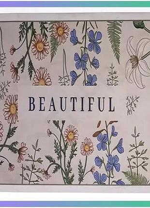 Коврик для ванної beautiful 58х58 см діатомітовий універсальний для дому та кухні протиковзкий sku_luggihp-42-13