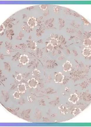 Килимок для сервировки стола flowers 38 см бронза круглый плейсмат для защиты поверхности стола sku_luggihp-36327-12br