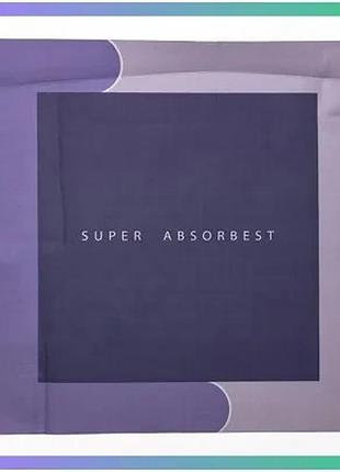 Коврик для ванної super absorbest 58x58 см діатоміт чорний квадратний універсальний килимок для дому sku_luggihp-42-12