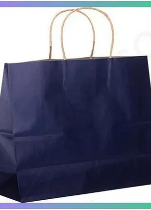 Подарочные бумажные пакеты 12 шт черные 31x12x25 см для упаковки сувениров и подарков sku_luggihp-10359-2b