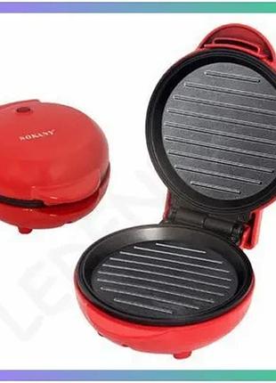 Електрогриль настільний sokany sk-bbq-853 550 вт антипригарна поверхня компактний для кухні та офісу sku_luggisk-bbq-853