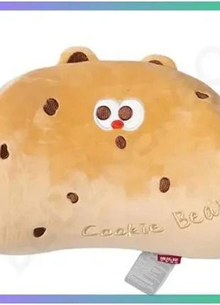 Подушка-подголовник cookie bear бежевый для путешествий ортопедическая с memory foam для комфорта в ав sku_luggihp-56-2be