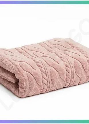 Рушник для ванной 70x140 см коричневый микрофибра colorful home для душа и ванны sku_luggi502-112-a-90br
