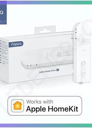 Мотор для рулонних штор aqara roller shade driver e1 zigbee 3.0 для дистанційного керування ролетами sku_01262