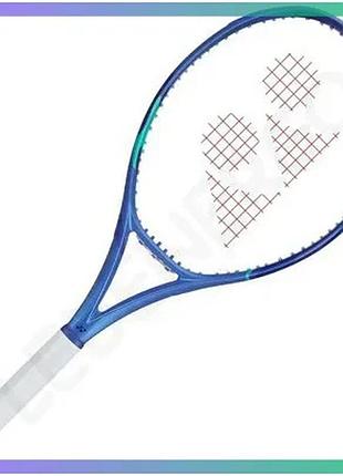 Теннисная ракетка yonex ezone 100 l 285г синий для игры в теннис с маневренностью и контролем sku_08ez100lbsbl
