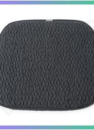 Подушка для крісла comfort shape трапецієподібна 43х46 см темно-сіра для комфортного сидіння sku_luggi040-5-80-4