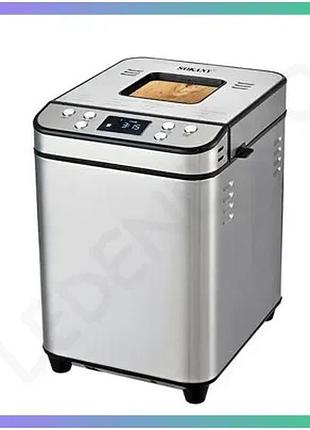 Хлебопечка sokany sk-08146 автоматическая 700 вт 15 программ для выпечки хлеба объем 1 кг sku_luggisk-08146