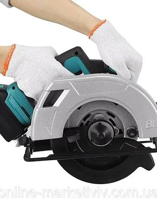 Аккумуляторная циркулярная пила circular saw x-510 48v с 2 акб